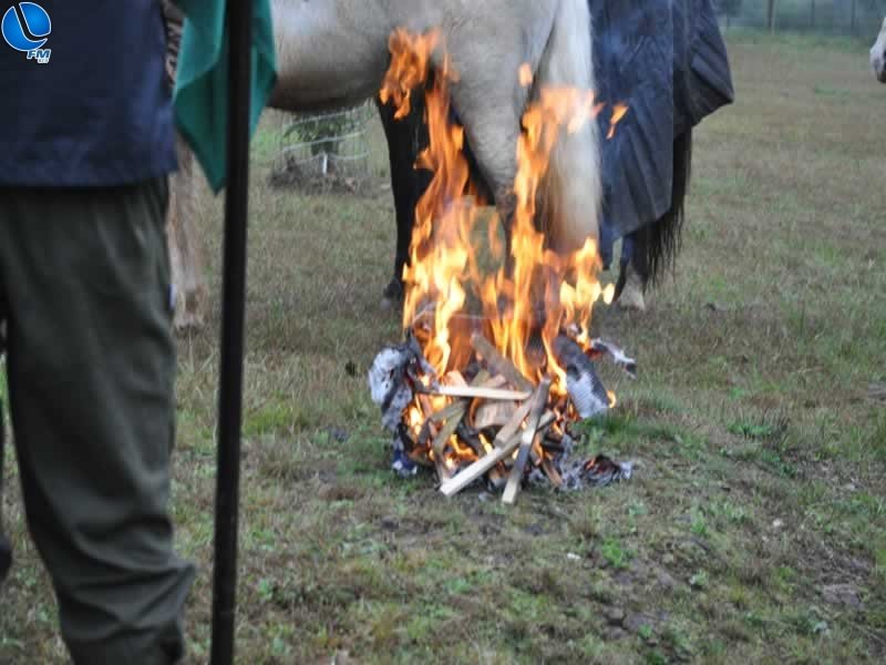 Chegada da Chama Crioula