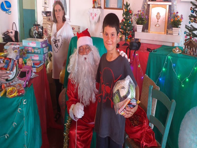 Chegada do Papai Noel no Bairro Boa Vista