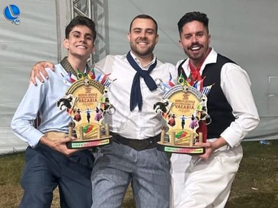 Kailon Jacob Pereira é Campeão da Chula Juvenil, no Rodeio de Vacaria