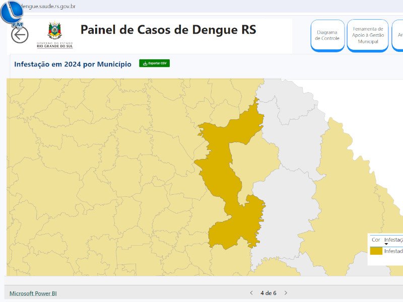 Governo do Estado confirma caso de dengue em Lagoa Vermelha