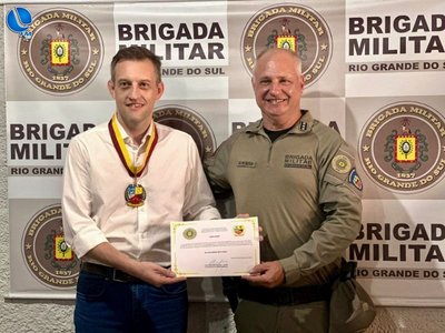 Deputado Guilherme Pasin é homenageado com a Comenda do CRPO Nordeste