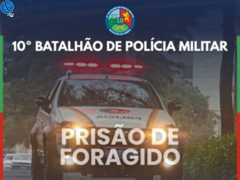 BM captura foragido da justiça em Lagoa Vermelha