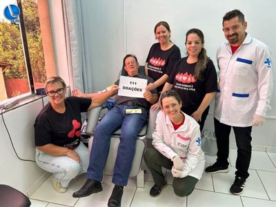 Exemplo de solidariedade: morador atinge 111ª doações de sangue e encerra trajetória como doador
