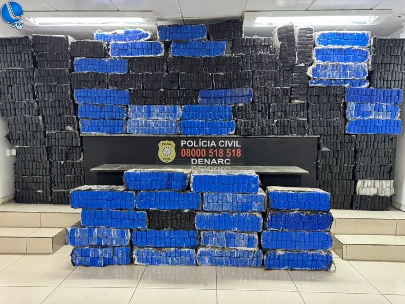 PRF e Polícia Civil apreendem 1,5 tonelada de maconha em Erechim