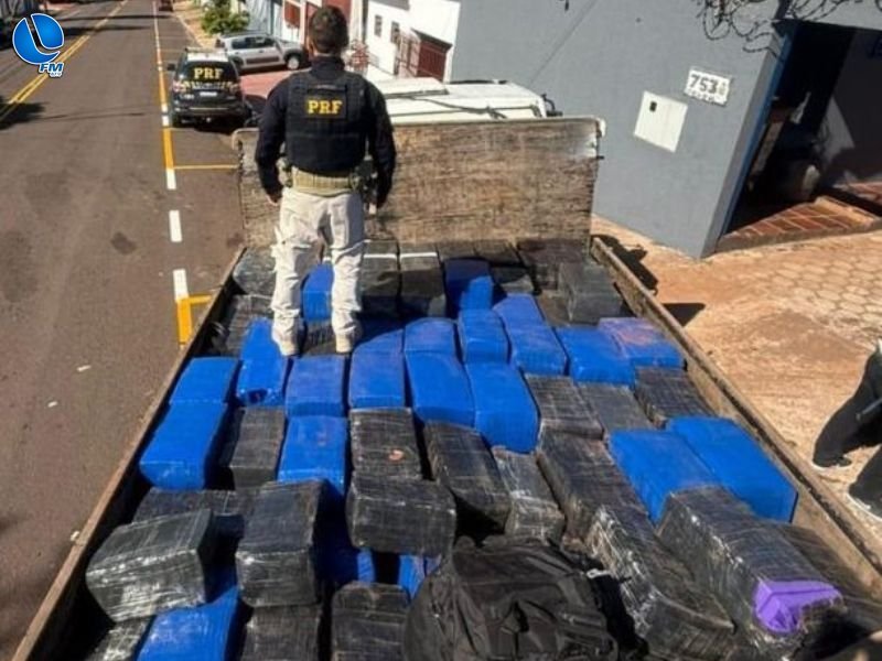 Lagoense é preso no Paraná com mais de 3,5 toneladas de maconha e fuzis