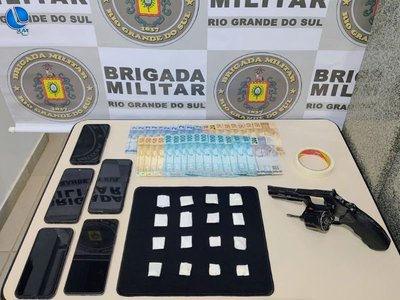 Casal é preso por tráfico em Nova Prata