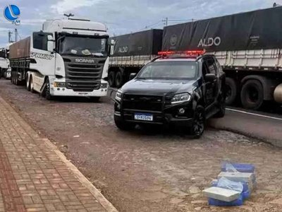 Polícia Federal e PM interceptam carga de cocaína que seria entregue em Passo Fundo