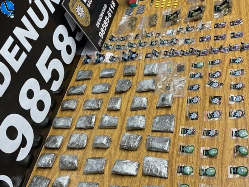 Polícia descobre sistema de entrega de drogas para abrigos na região metropolitana