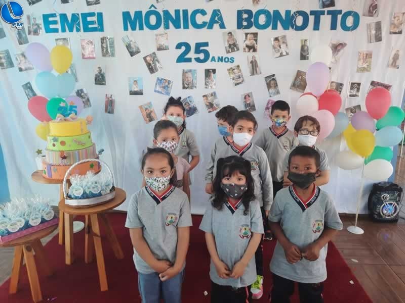 EMEI Mônica Bonotto comemora 25 anos