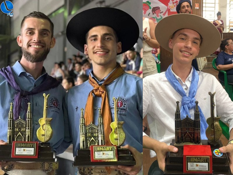 Lagoenses recebem premiações no Enart