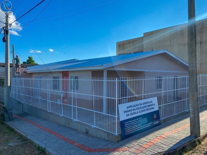 Bairro Medianeira: escola infantil será entregue em 10 dias