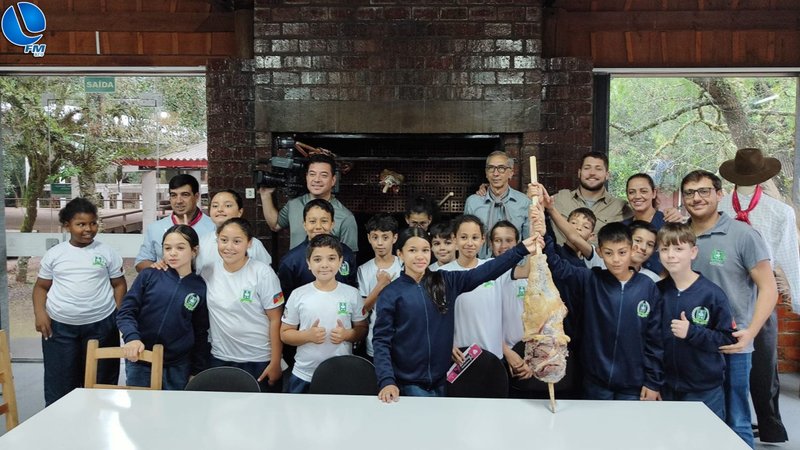 RBS grava reportagem especial sobre o Dia do Churrasco em Lagoa Vermelha