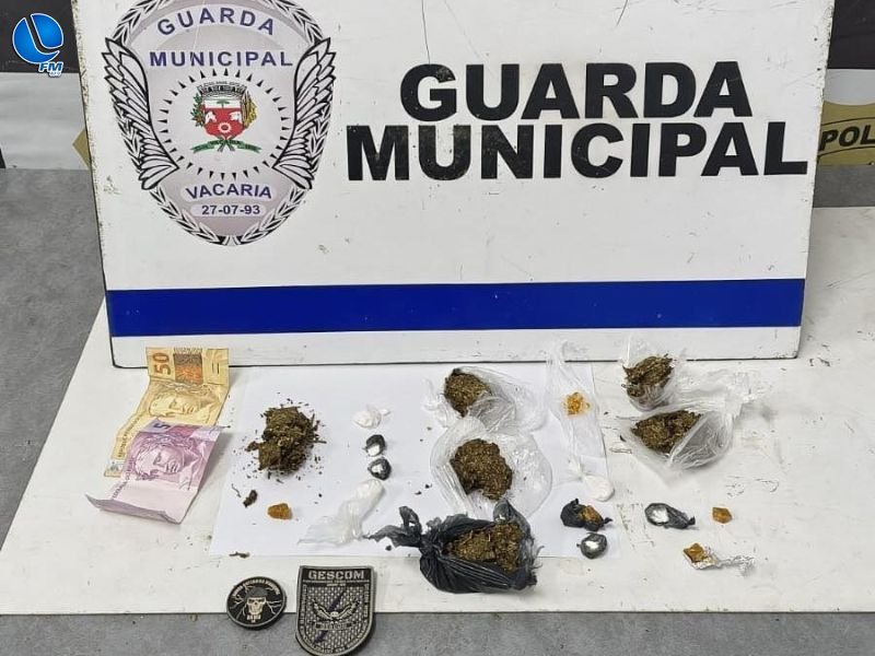 Guarda Municipal de Vacaria prende três homens em operação de fiscalização