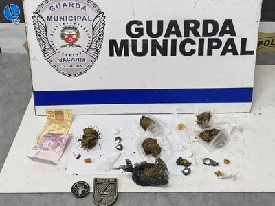 Guarda Municipal de Vacaria prende três homens em operação de fiscalização