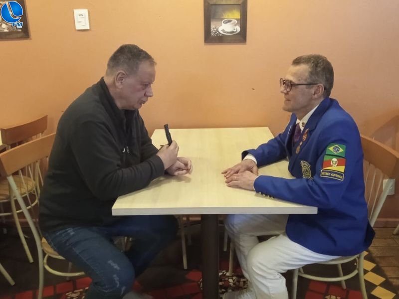 Governador do Lions visita Lagoa Vermelha