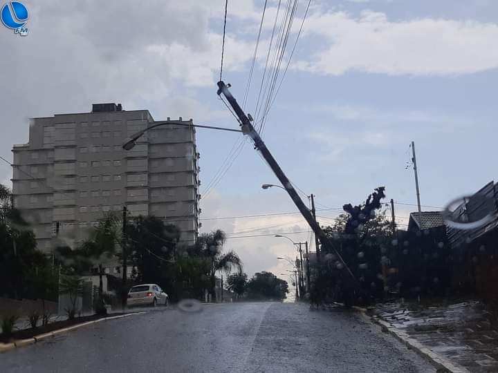 Temporal atinge área urbana e rural de Lagoa Vermelha