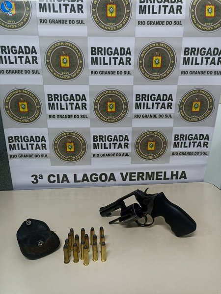BM prende homem por porte ilegal de arma de fogo