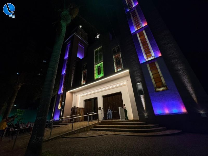 Inauguração da Iluminação externa da Igreja Matriz São Paulo Apóstolo