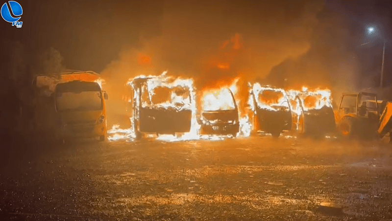 Incêndio destrói cinco veículos da prefeitura de Centenário/RS