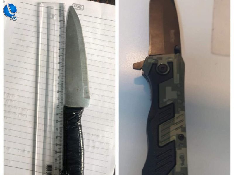 Patrulha Escolar apreende armas brancas em duas instituições de ensino de Passo Fundo