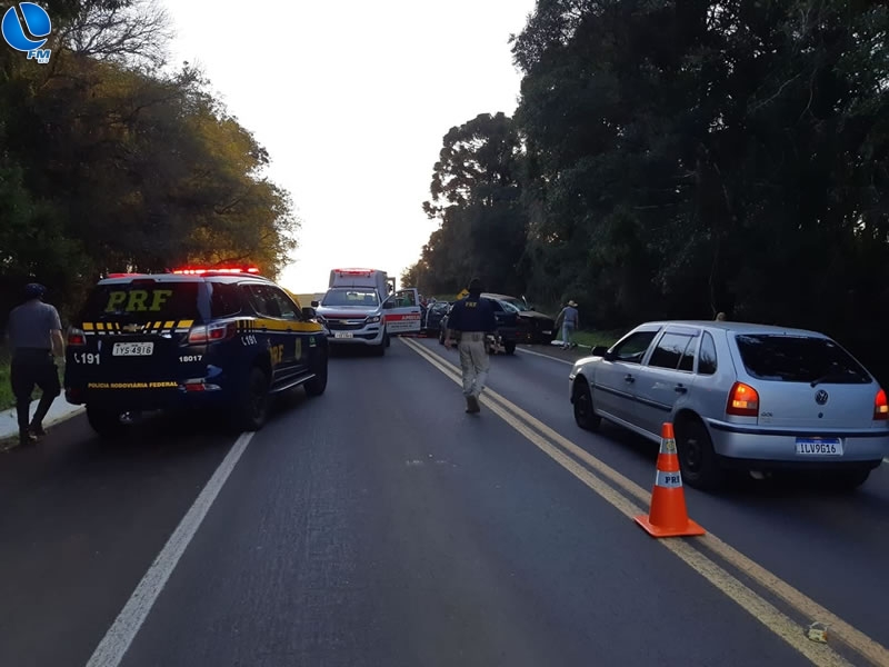 Colisão frontal na BR 285 em Muitos Capões deixa um morto e outras duas pessoas feridas