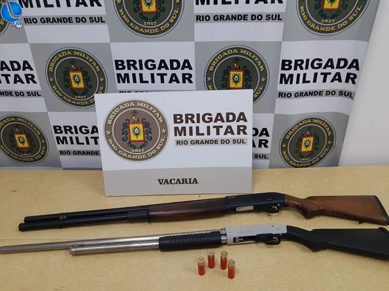 Brigada Militar prende caçadores que estavam numa propriedade sem autorização em Muitos Capões