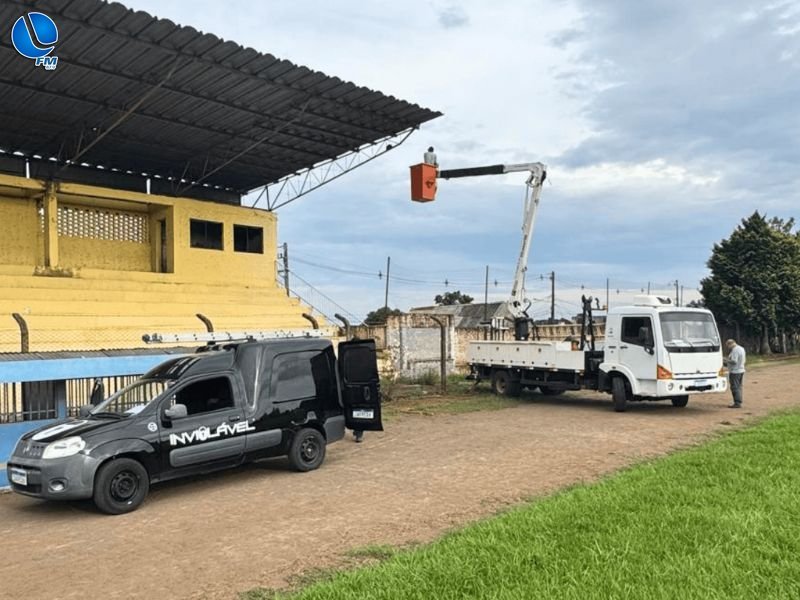 Estádio Adão Castellano passa a contar com câmeras de videomonitoramento