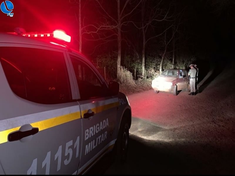 Policiais do 3º Batalhão Ambiental da Brigada Militar realiza patrulhamento no interior do município