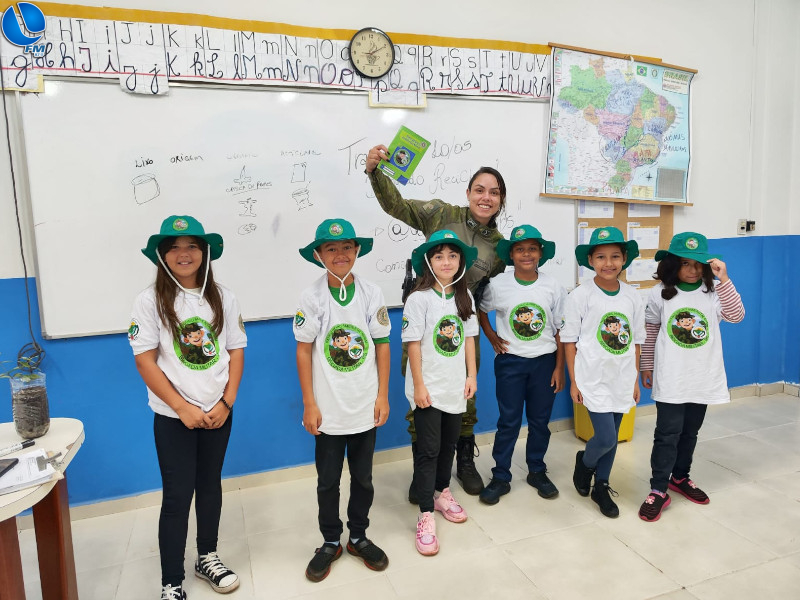 Patram dá sequência à aulas do Programa Patrulheiro Ambiental Mirim