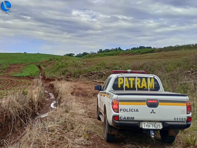 Patram fiscaliza denúncias de dreno em banhado em Lagoa Vermelha e Ibiraiaras