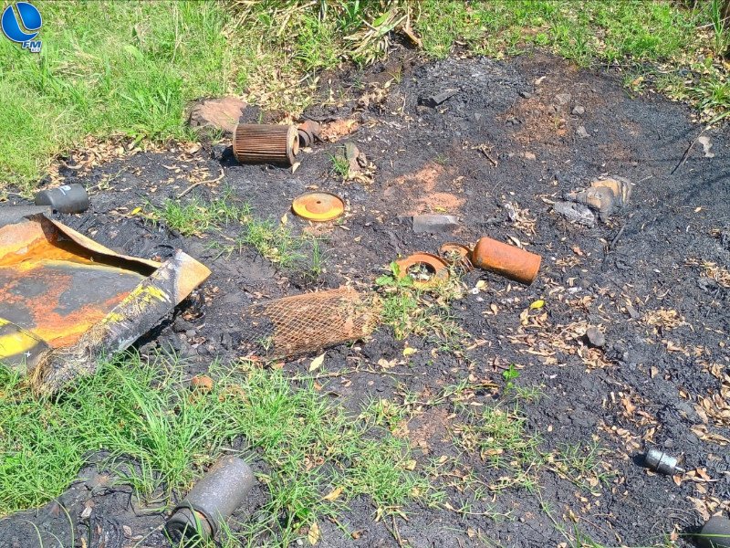 Polícia Ambiental vistoria área de descarte irregular de resíduos