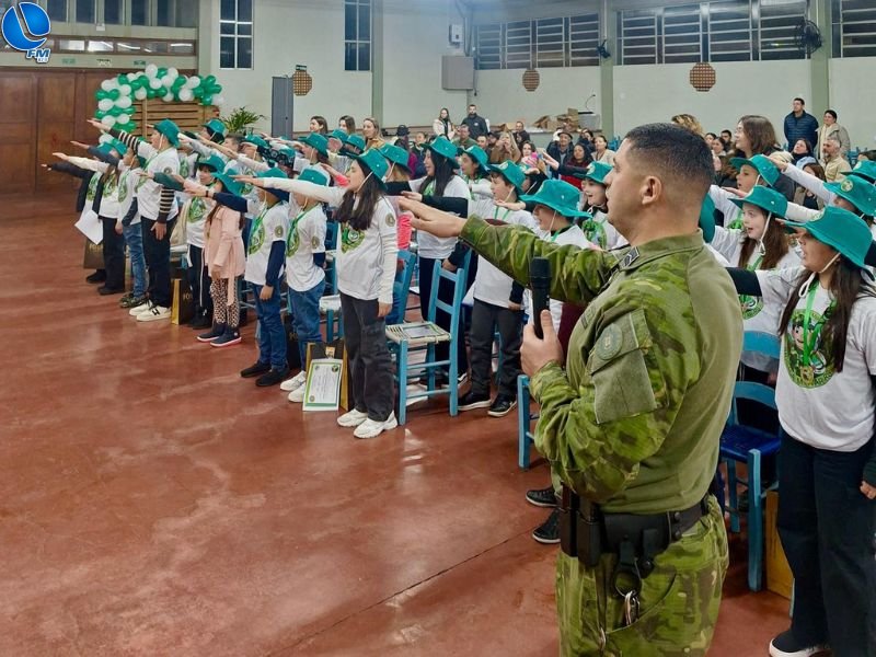 Patram realiza formatura do programa Patrulheiro Ambiental Mirim em Ibiraiaras