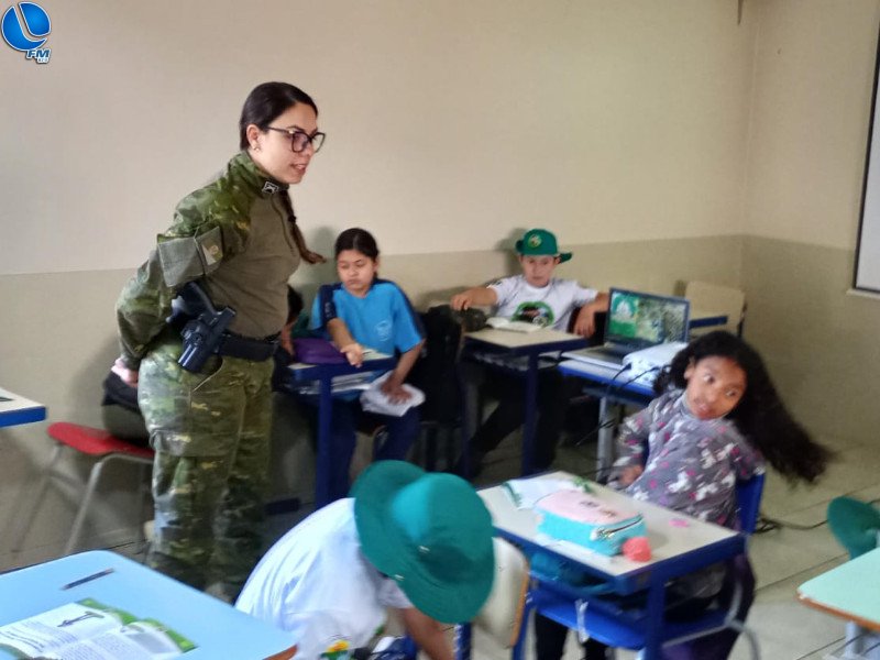 Polícia Ambiental realiza mais uma etapa do programa Patrulha Ambiental Mirim