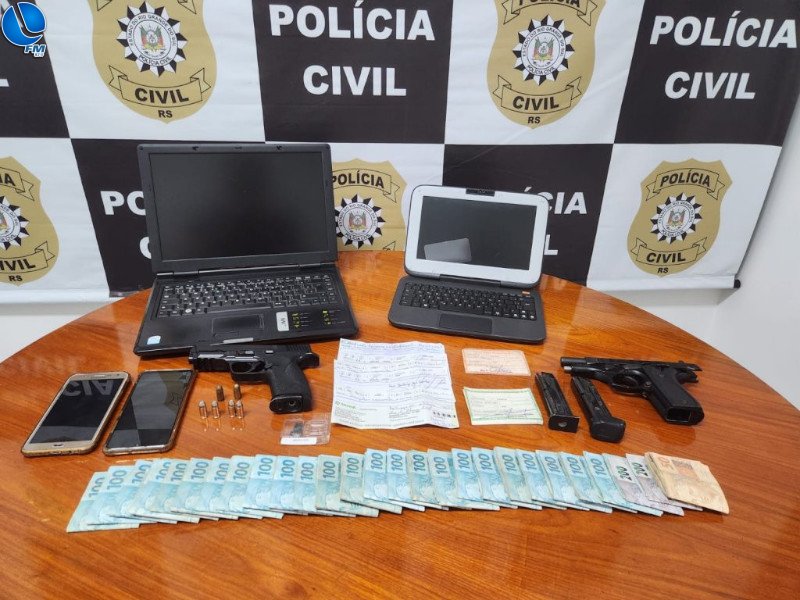 Polícia Civil desmantela quadrilha de estelionatários em oito cidades do RS