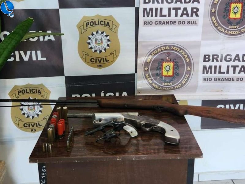 Homem de 77 anos é preso por posse ilegal de armas no interior de Ciríaco