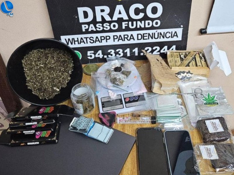 Seis pessoas são presas por tráfico em Passo Fundo