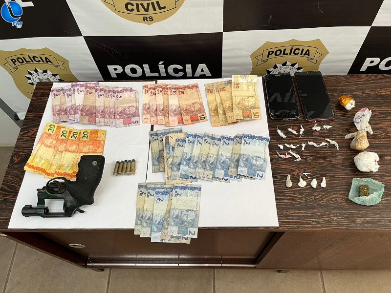 Suspeito de homicídios é preso por tráfico de drogas em Lagoa Vermelha