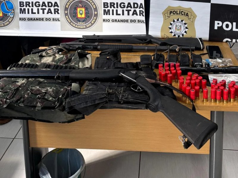 Dupla é presa por suspeita de associação criminosa armada em área indígena de Nonoai