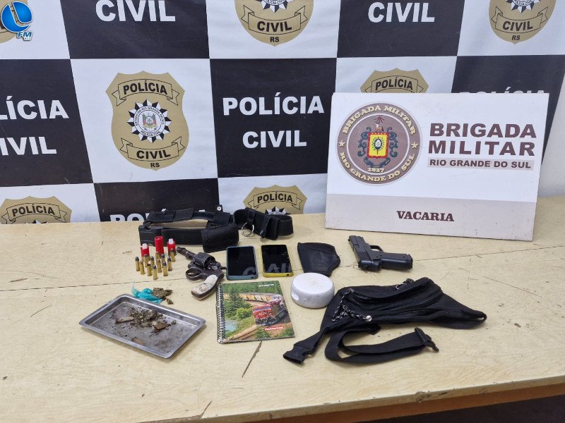 Seis pessoas são presas durante operação policial em Vacaria