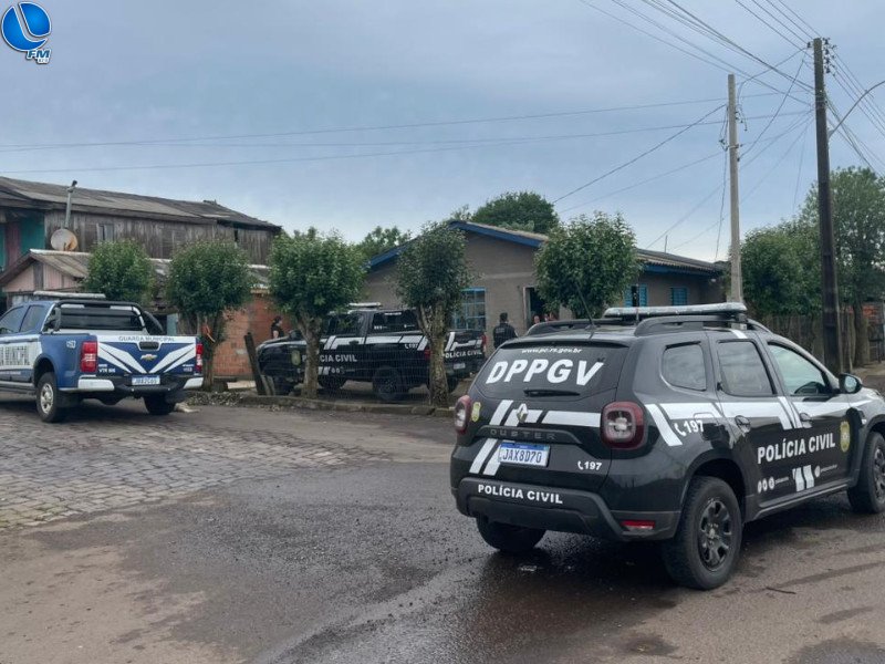 Operação da Polícia Civil prende 10 pessoas em Vacaria