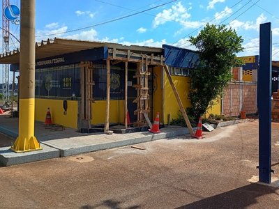 Posto da Polícia Rodoviária Federal de Lagoa Vermelha recebe obras de modernização