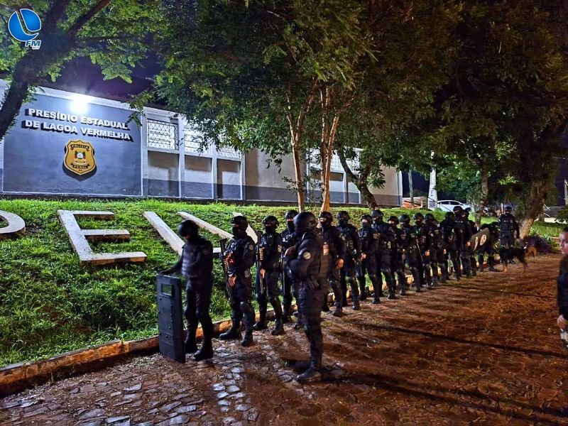 Polícia Penal realiza operação de revista geral no Presídio de Lagoa Vermelha