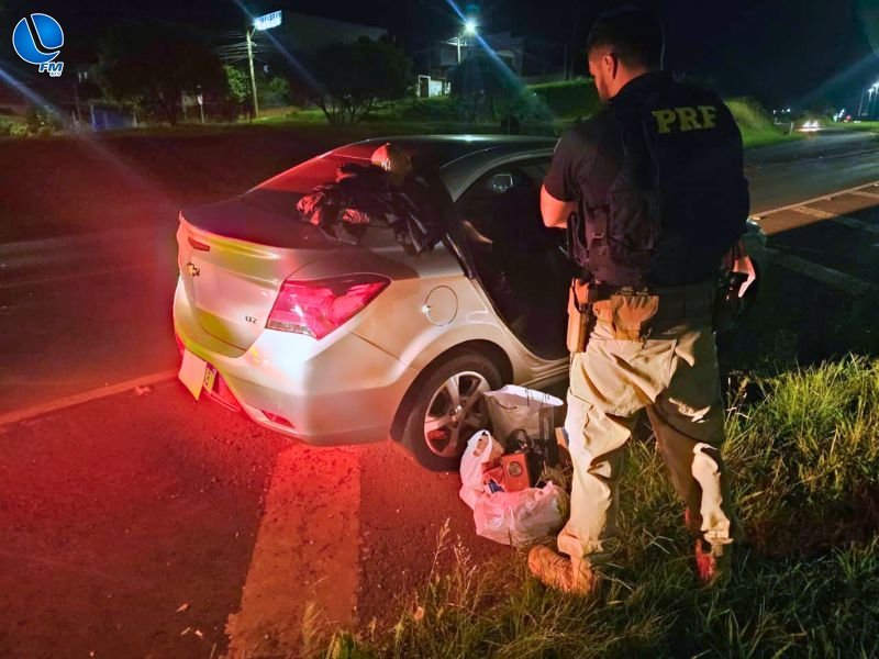 PRF prende em Erechim foragido com mercadorias furtadas horas antes em Santa Catarina