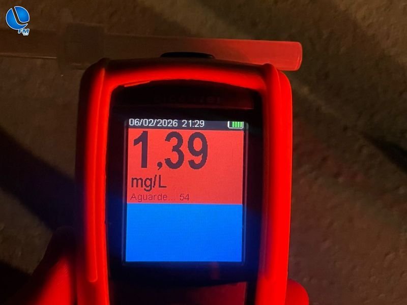 PRF prende motorista embriagado após causar acidente e fugir do local em Erechim