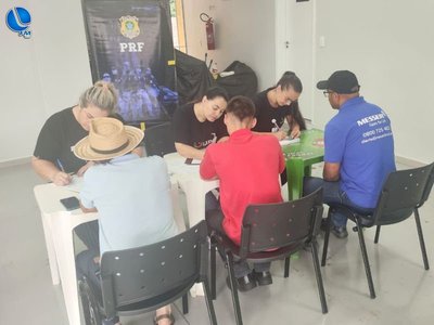PRF e UPF realizam Comando de Saúde para motoristas na BR-285 em Passo Fundo