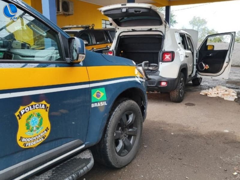 Casal catarinense é preso, em Vacaria, com cocaína escondida em veículo