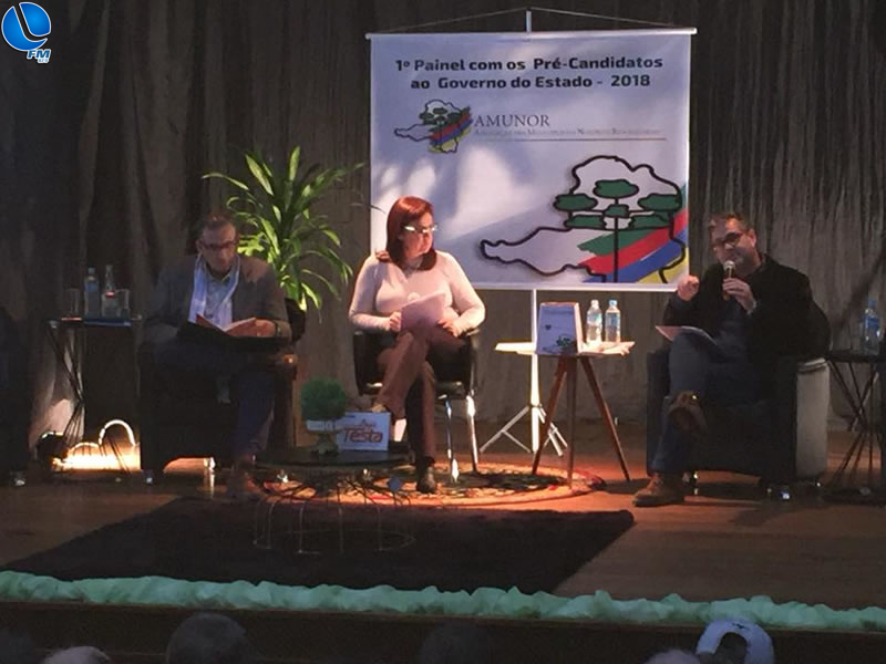 Apenas dois pré-candidatos ao governo do Estado compareceram ao 1º Painel promovido pela Amunor