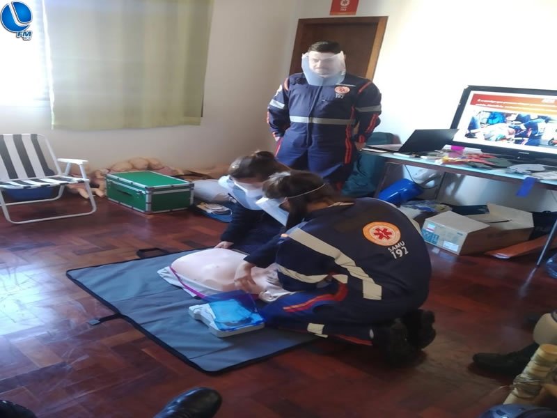 Domingo de treinamento SAMU/LV