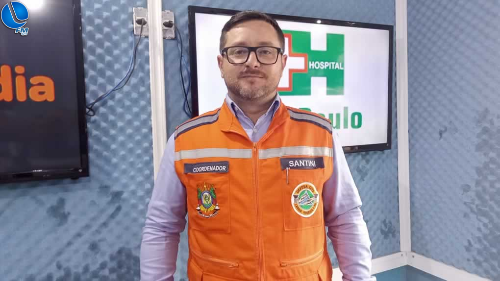Maicon Santini, novo coordenador da Defesa Civil