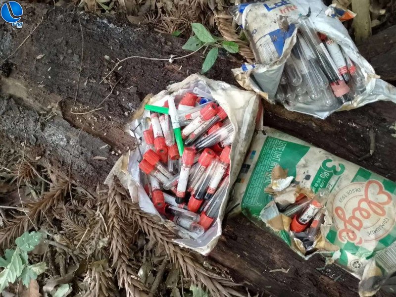 Morador encontra tubos com sangue e agulhas em poço desativado em São José do Ouro
